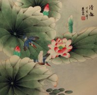 Qing Qu Lotus Pond by Qin Xia