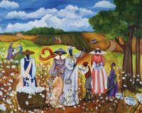 Working at the Cotton fields