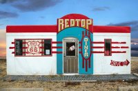 Red Top Diner on Route 66 Edgewood New Mexico