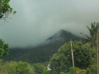 Mt. Nevis in the fog