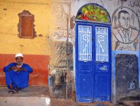 In a Nubian village Egypt