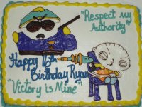 Southpark Birthday Cake