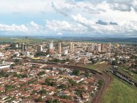 Vista Aerea cidade Ourinhos - SP