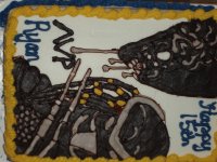 Preditor Birthday Cake