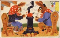 Wintertime in Hare city