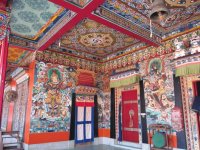 Temple interior Sikkim India