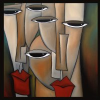 Populair abstract painting