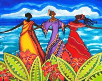 Three Queens and Plumeria Belize