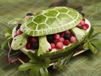 Artistic Turtle fruit bowl