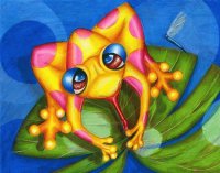 Frog fantasy by Alma Lee