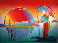 Buddha Moon Sunrise