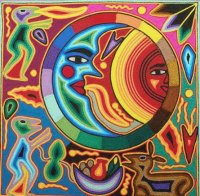 Yarn painting
