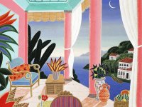 Terrace with Seaview by Thomas Mc Knight