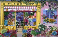 Flowershop in Paris by Cecilia Saubry