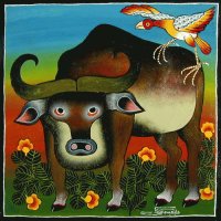 Tinga Tinga painting from Tanzania