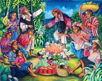 Maya Indians in Guatemala by González Chavajay