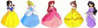 SnowWhite Cinderella Ariel Belle Jasmine