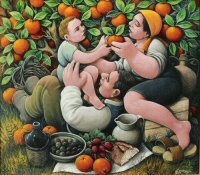Oranges from Sicily by Salvo Caramango