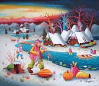 Winter in Serbia by Mile Davodovic