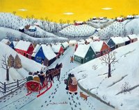 Sled riding by Mihai Vintila