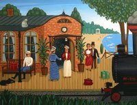 Waiting for the Train by Valeriy Parachod
