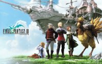 Personajes animé con barco en el fondo