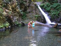 Coldstream Park Waterfall Vacouver Island Canada