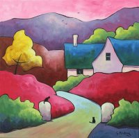 Farm Cats by Gillian Mowbray