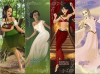 Pocahontas Tiana Jasmine Aurora