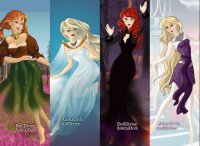 Anna Elsa Merida Rapunzel
