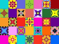 Color Squares with Semi-Stars