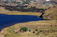 Laguna Hualcupén. Caviahue. Neuquén. Argentina