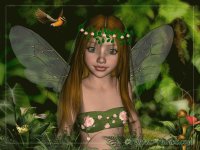 Fadas, duendes e ninfas.