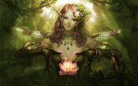 Fadas, duendes e ninfas.