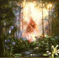 Fadas, duendes e ninfas.
