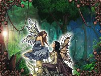 Fadas, duendes e ninfas.