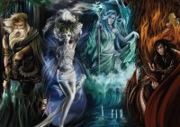 Fadas, duendes e ninfas.