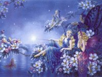Fadas, duendes e ninfas.