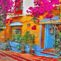 Bonita fachada en Malaga