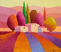 Colorful Hills by Sveta Esser