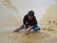Building on the beach