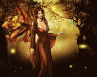 Fadas, duendes e ninfas.