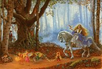 Fadas, duendes e ninfas.