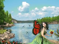 Fadas, duendes e ninfas.