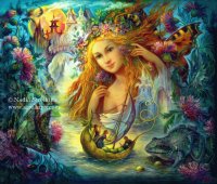 Fadas, duendes e ninfas.