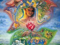 Fadas, duendes e ninfas.