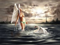Fadas, duendes e ninfas.
