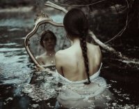 the mirror