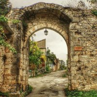 Entrada a una villa(Francia)