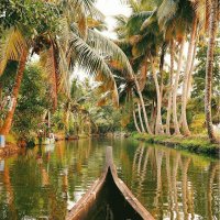 Navegando en Kerala-India